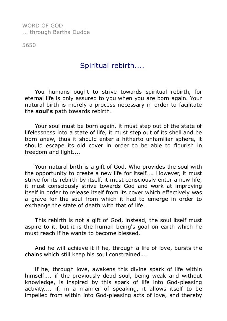 5650 Spiritual Rebirth 