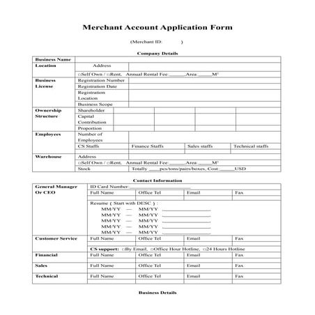 Credit Application for Net 30 Day Terms | PDF