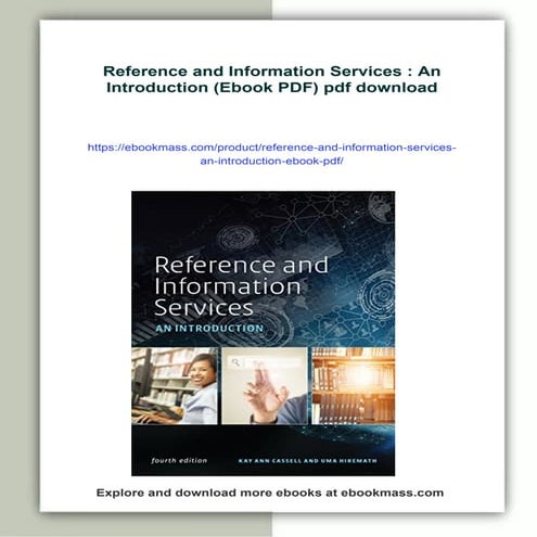 Reference and Information Services : An Introduction (Ebook PDF)