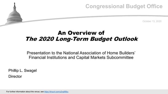An Overview of The 2020 Long-Term Budget Outlook 