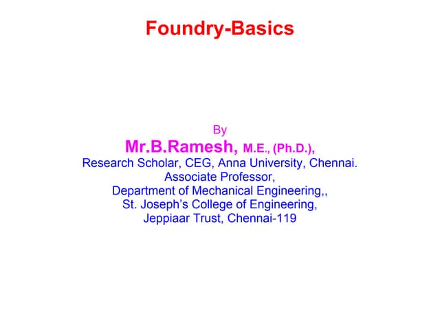 Foundry-Basics