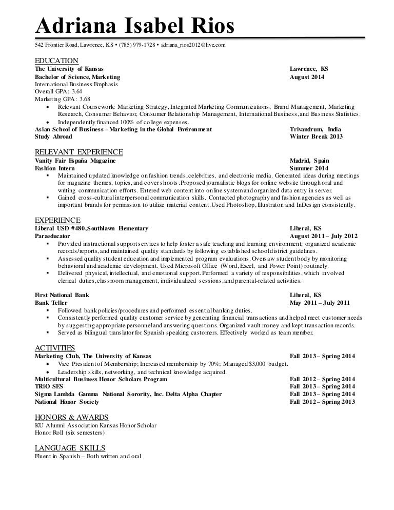 Expert resume writing 2014