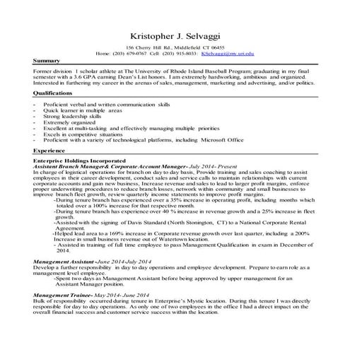 Kris Selvaggi Resume-reformatted (1)
