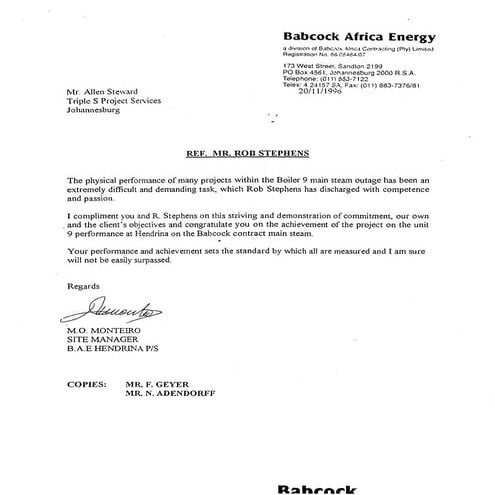 Eskom Ref Letter | PDF