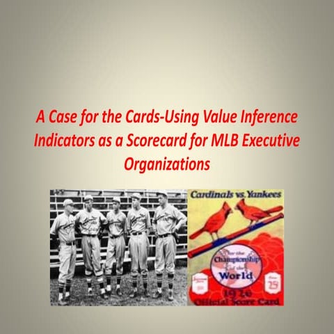 A Case for the Cards-Using Value Inference Indicators-NACVA VERSION
