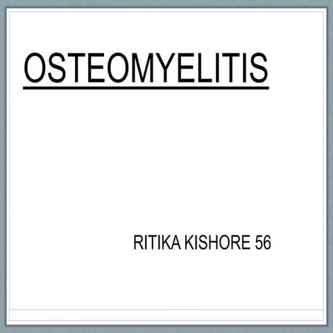 osteomylitis