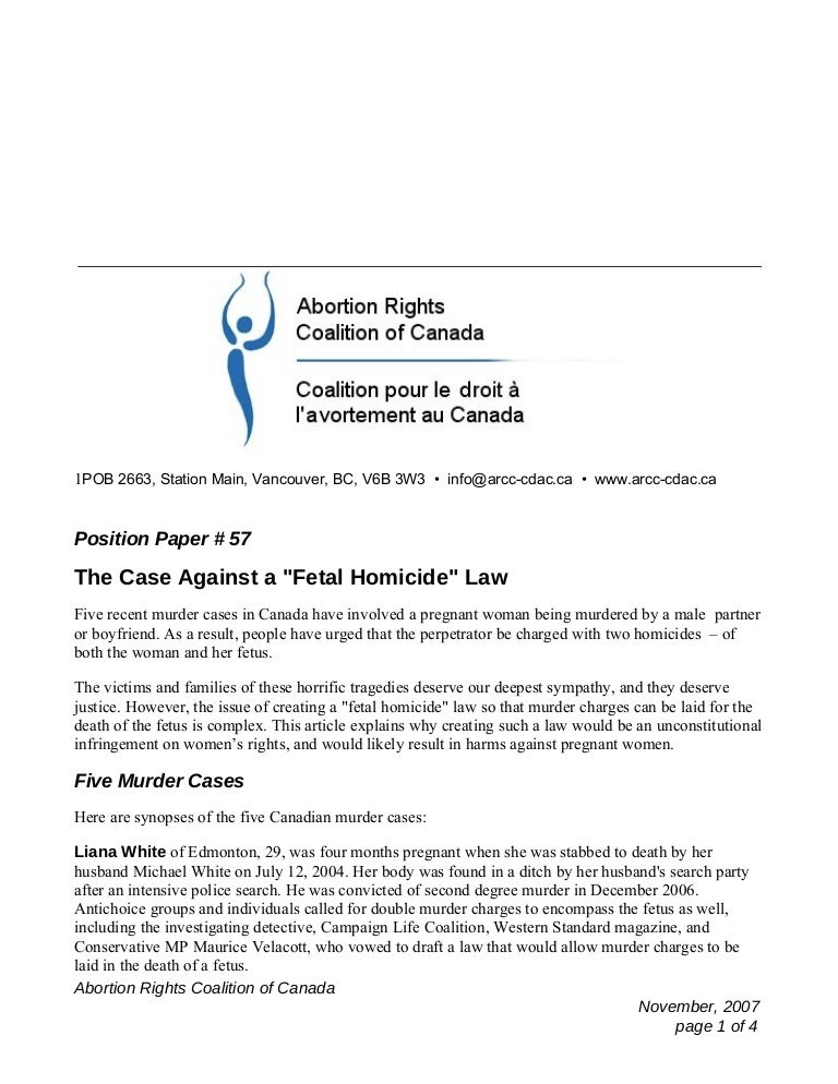 Term papers on abortion