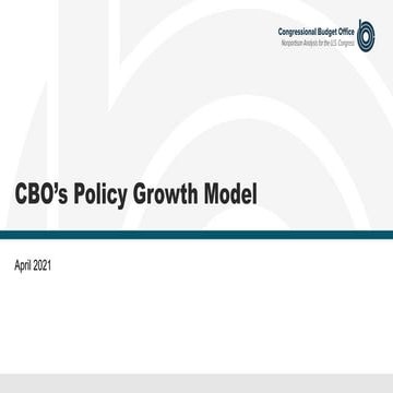 CBO’s Policy Growth Model