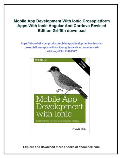 Mobile App Development With Ionic Crossplatform Apps With Ionic Angular And C...