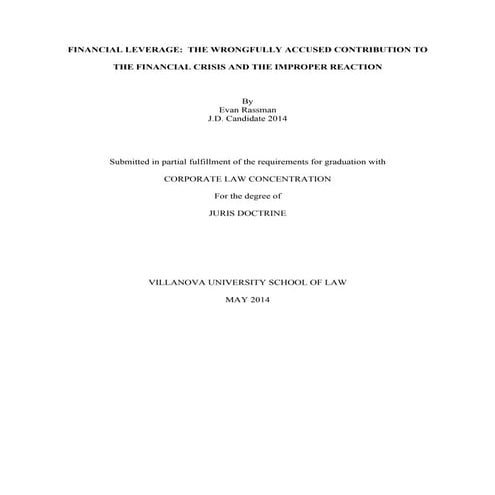 Financial Regulation 