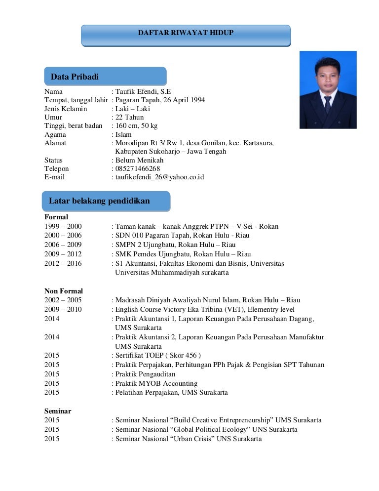 Cv Taufik Efendi