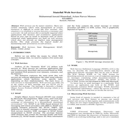 Stateful Web Services - Short Report