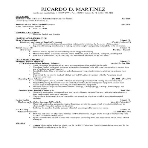 Resume Anthony J-2 | DOCX