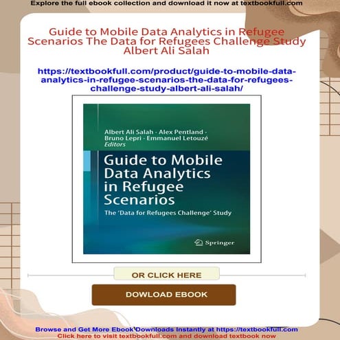 Guide to Mobile Data Analytics in Refugee Scenarios The Data for Refugees Cha...