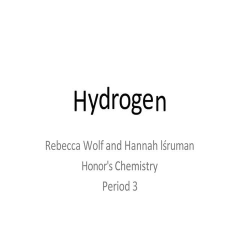 hydrogen production and storage details good