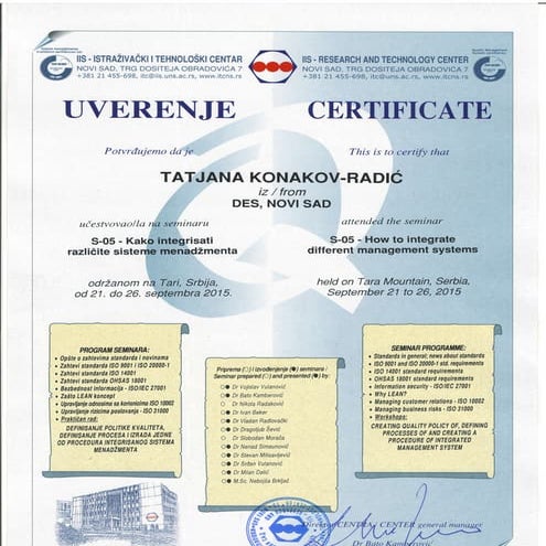 Tatjana Konakov Radic Uverenje ISM.PDF