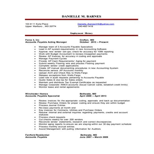 DanielleBarnesResume