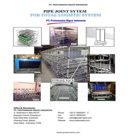 E-CATALOG P-J SYSTEM PRATAMAEKA BIGCO | PDF