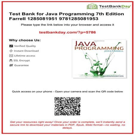 Java MCQ Questions and Answers PDF By ScholarHat | PDF