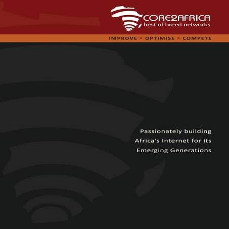 CORE2AFRICA 4page Brochure