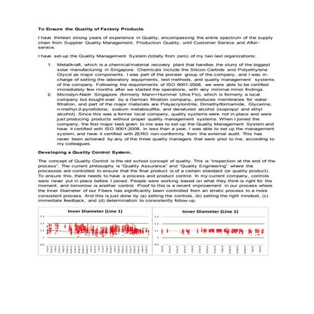 To Improve Quality and Reduce Rejection Level through Quality Control | PDF