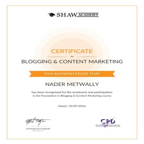 Certificate in DIGITAL MARKETING 1 | PDF