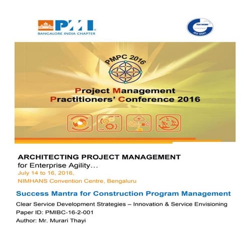 PMIBC162001_PMIBC-16-2-001_Murari_Construction_Program_Management