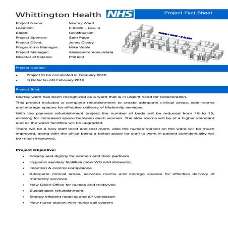 Murray Ward - PM report