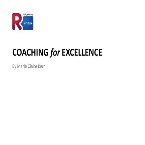 Coaching for Excellence print version