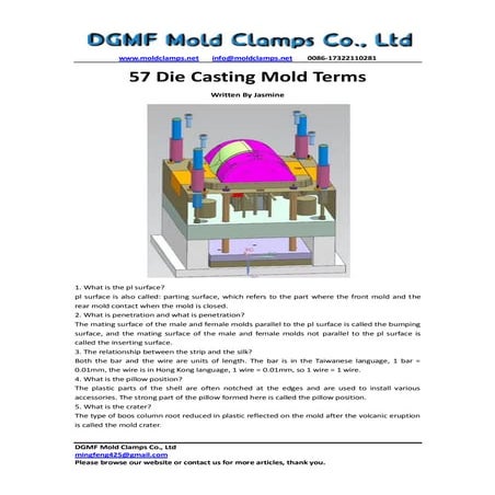 What is mold clamp? | PDF