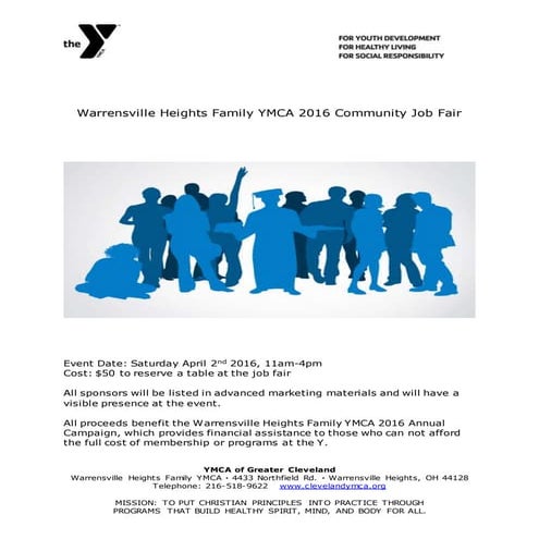 Job Fair Flier for participating businesses