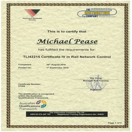 Certificate IV Rail Network.PDF