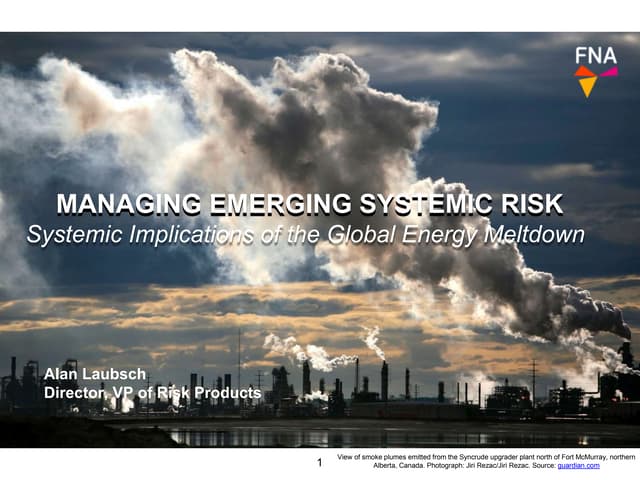 Systemic Implications of the Energy...