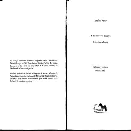 58 Indicios Sobre El Cuerpo Pdf