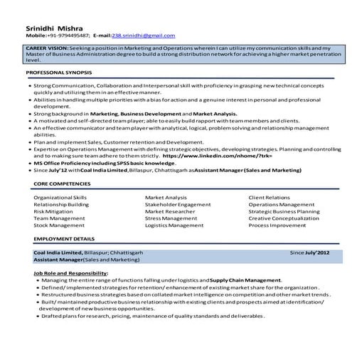 Srinidhi Mishra-Resume