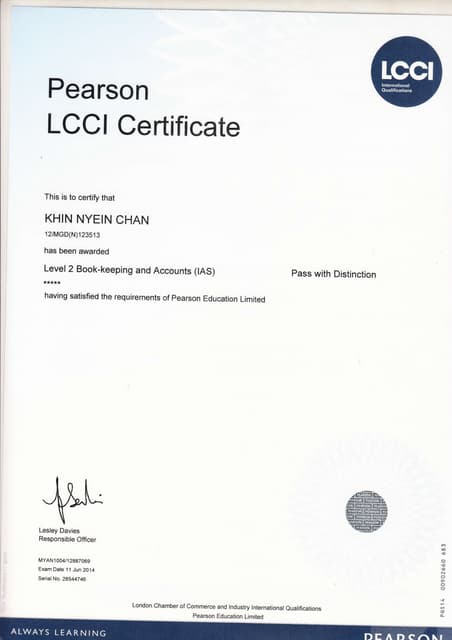 LCCI Level 2 Cert | PDF