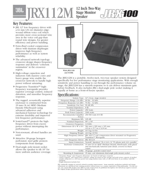 58189940 jbl-jrx112 m | PDF