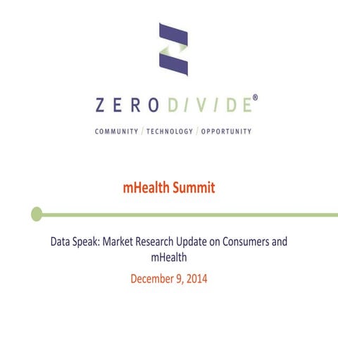 mHealth Summit Market Research presentation