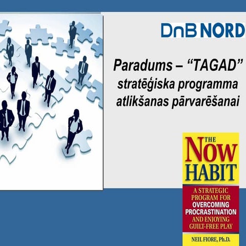 Neila Fiore grāmatas The Now Habit apskats