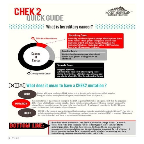 CHEK2 Guide | PDF