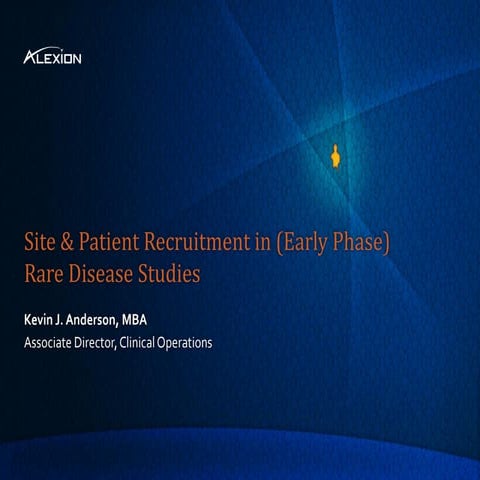 18 June 2015 Rare Disease Site  & Patient Recruitment KJA