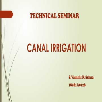 Rajastan canal or indira Ghandi canal project ppt | PPT