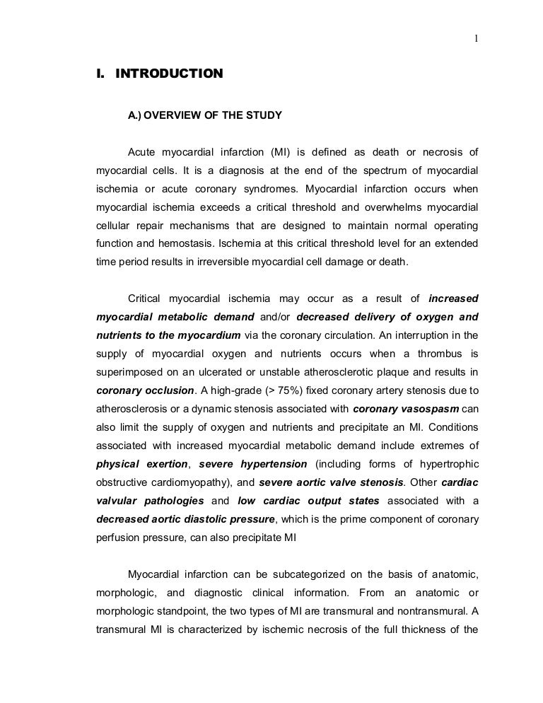 58654960 Case Study Acute Mi