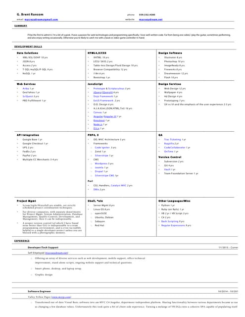 resume