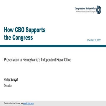 How CBO Supports Congress Primary