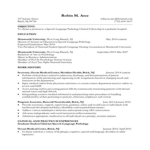 CF Resume- Updated | PDF