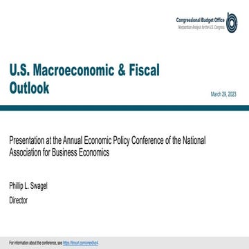 U.S. Macroeconomic & Fiscal Outlook