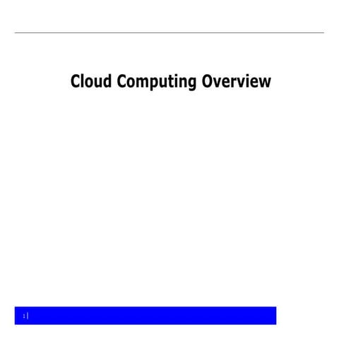 Cloud computing 101