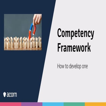 How To Develop A Competency Framework