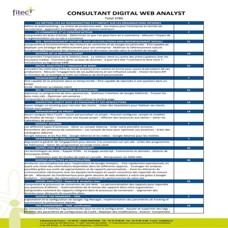 Thibault Vieillard - Formation web analyst